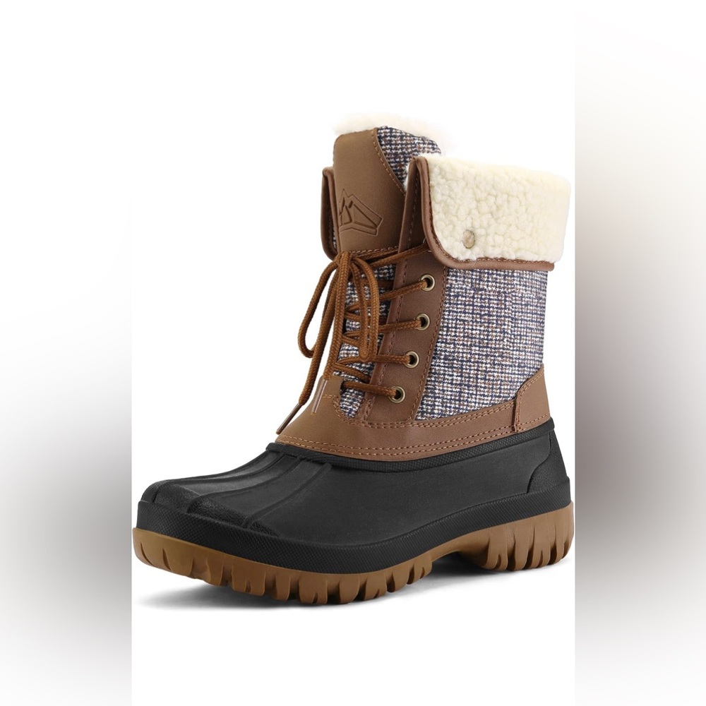 NWT  Women's Waterproof Snow Boots Insulated Warm Size 7